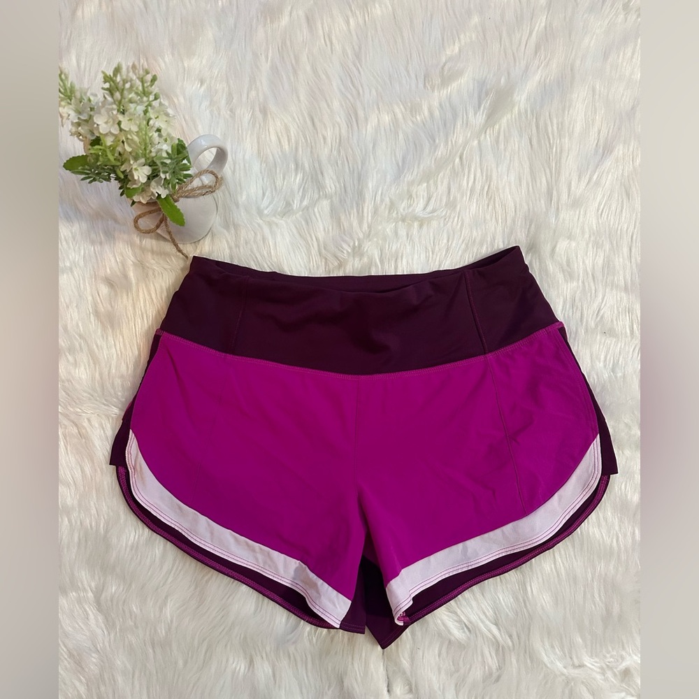 Athleta Purple Athletic Shorts Lightweight Running Design